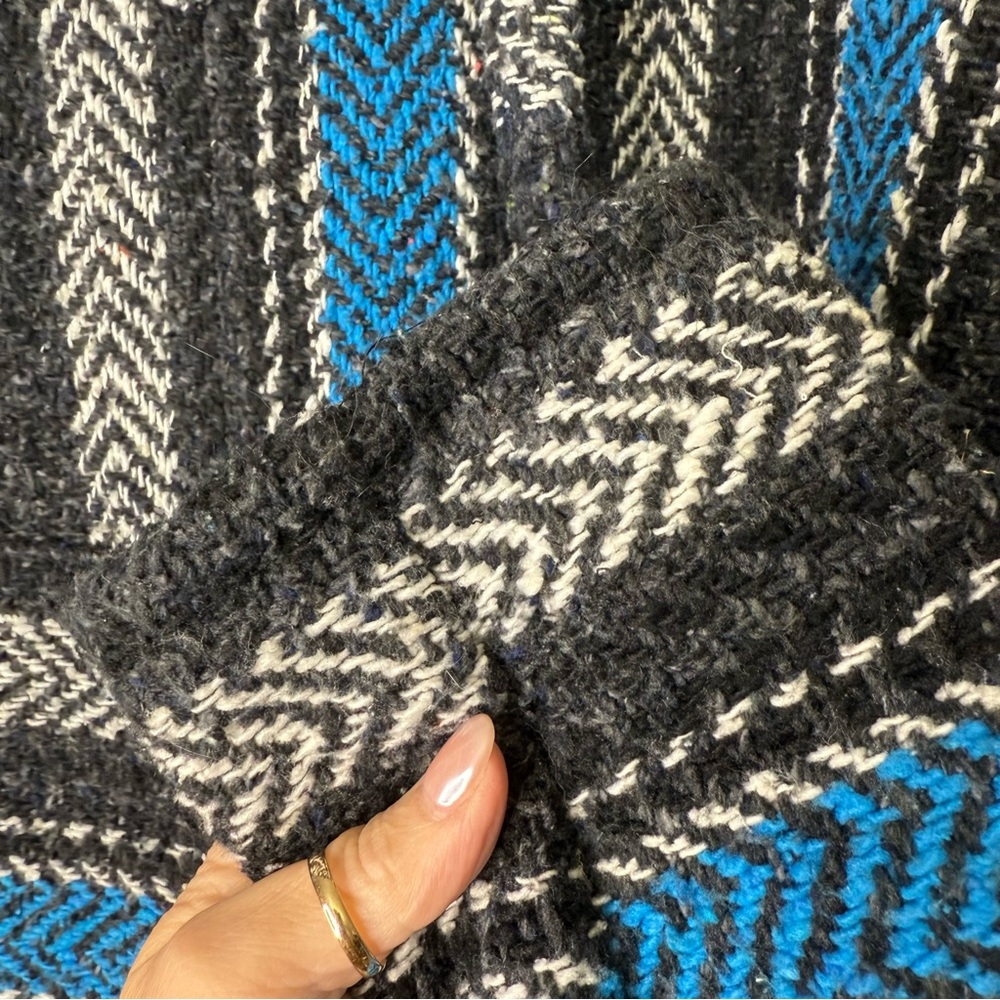 Earth Rags Baja Poncho Hoodie Size XL - Picture 6 of 10